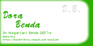 dora benda business card